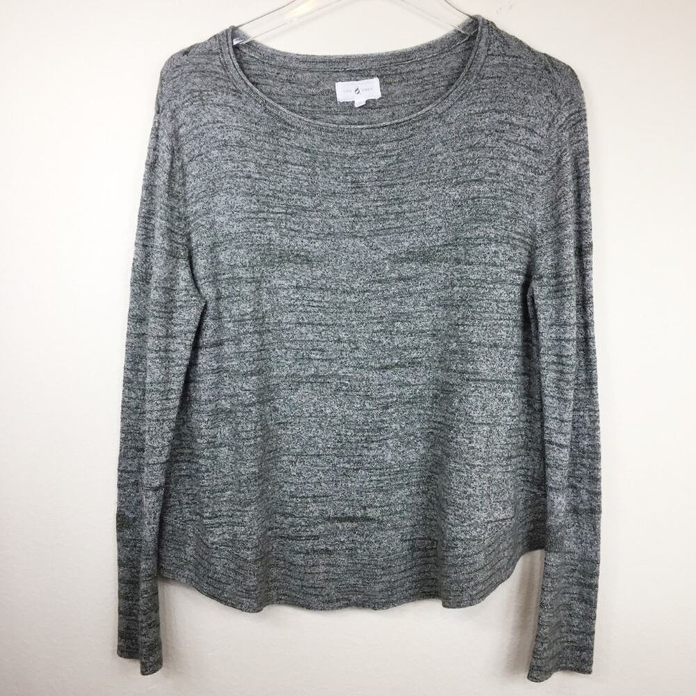 Lou & Grey | Heather Gray Pullover Top | Sz S